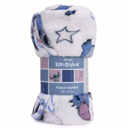 Coco Moon Lilo & Stitch Chilled Vibes Fleece Throw Blanket in White and Multicolour – 2