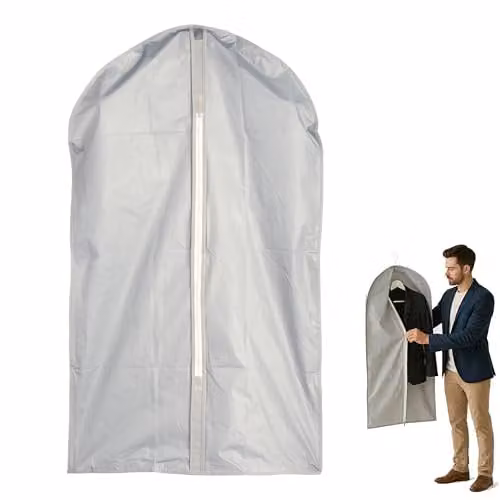 Premier Housewares Grey Suit Storage Cover