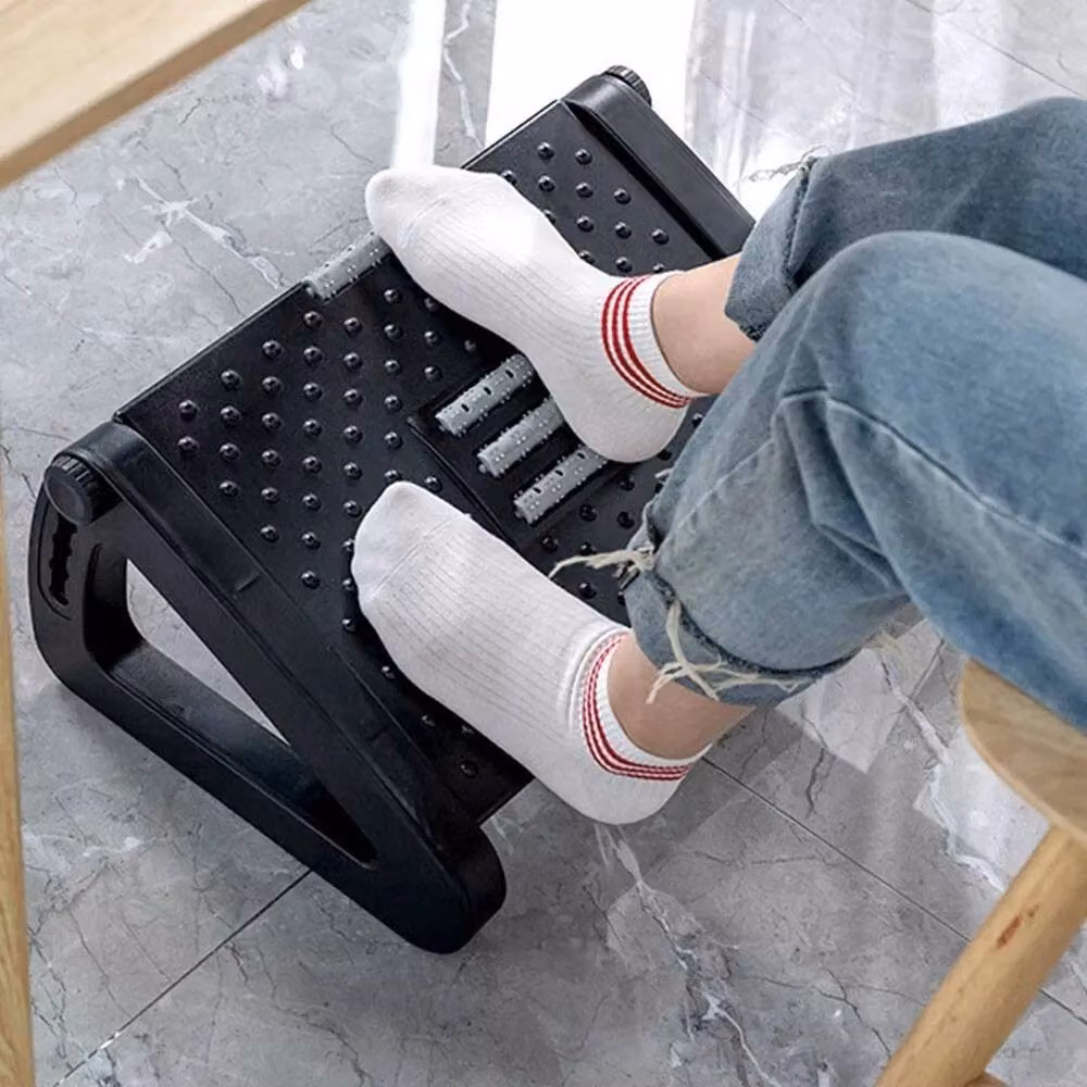 FORGEVIO Adjustable Office Foot Rest Under Desk Computer Footrest in Black – 3