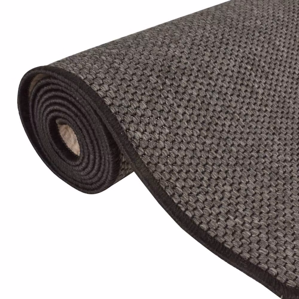 Berkfield Home Sisal Look Carpet Runner in Anthracite Grey, W: 50 cm, L: 250 cm – 5