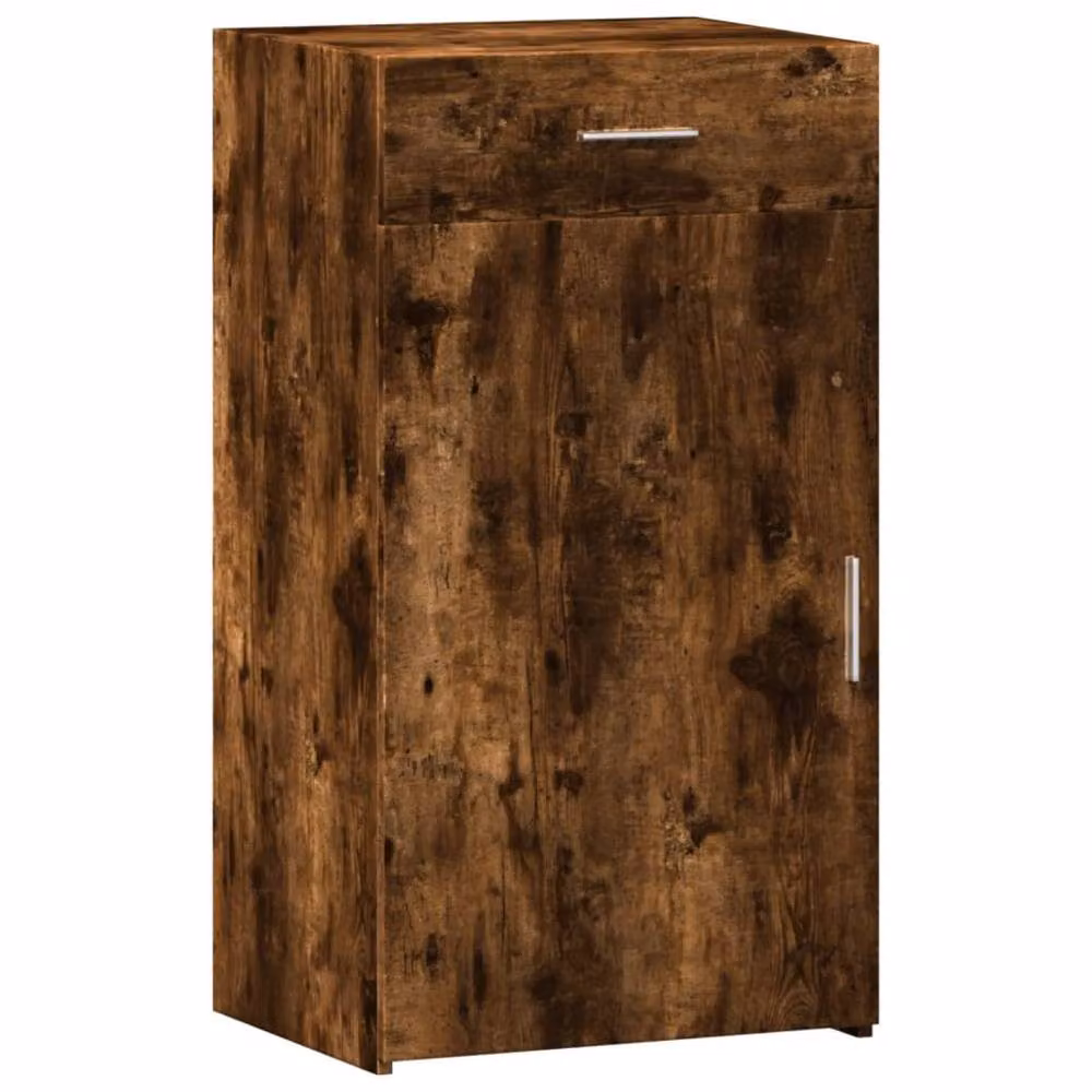 Berkfield Home Smoked Oak Sideboard in Brown, W/D/H: 50 x 42.5 x 93 cm – 3
