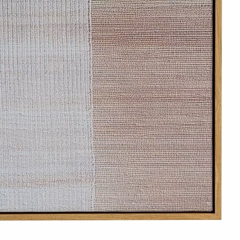Lemon Pavilion Furniture and Decor Ivora Hand Painted Abstract Canvas in Wood Frame, Multicolour, W80 x H100 cm