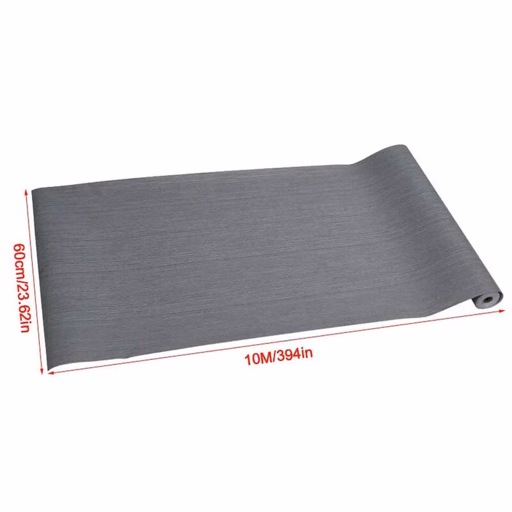EONLION Grey Self Adhesive Plain Wallpaper, Width: 100 cm, Length: 10 m – 2