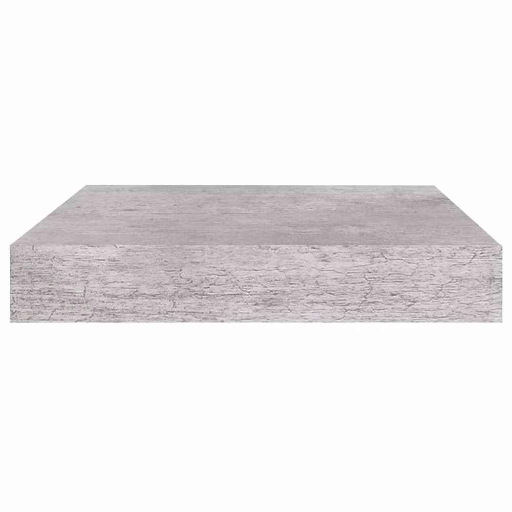 Berkfield Home Durable Floating Wall Shelf in Concrete Grey, W/D/H: 23 x 23.5 x 3.8 cm – 2