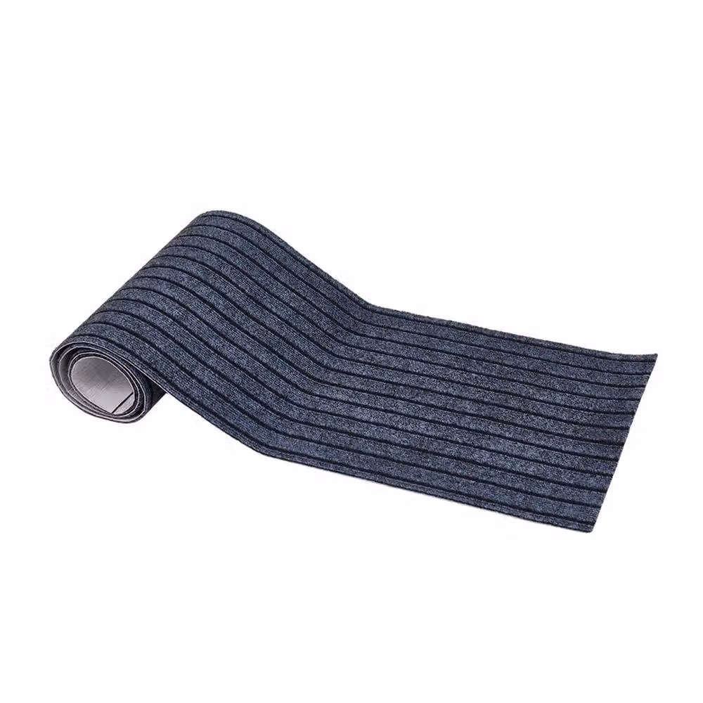 FORGEVIO Modern Home Office Floor Mat in Black and Grey, W: 60 cm, L: 100 cm – 2