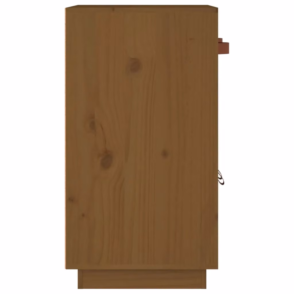 Berkfield Home Rustic Solid Wood Pine Sideboard, Honey Brown, W: 65.5 cm, D: 40 cm, H: 75 cm – 3