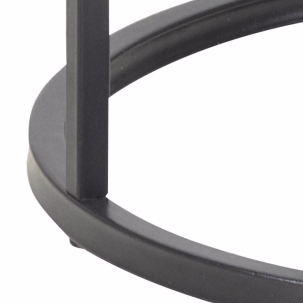 Wyld Haus El Paso Small Round Side Table in Matt Black Metal – 6