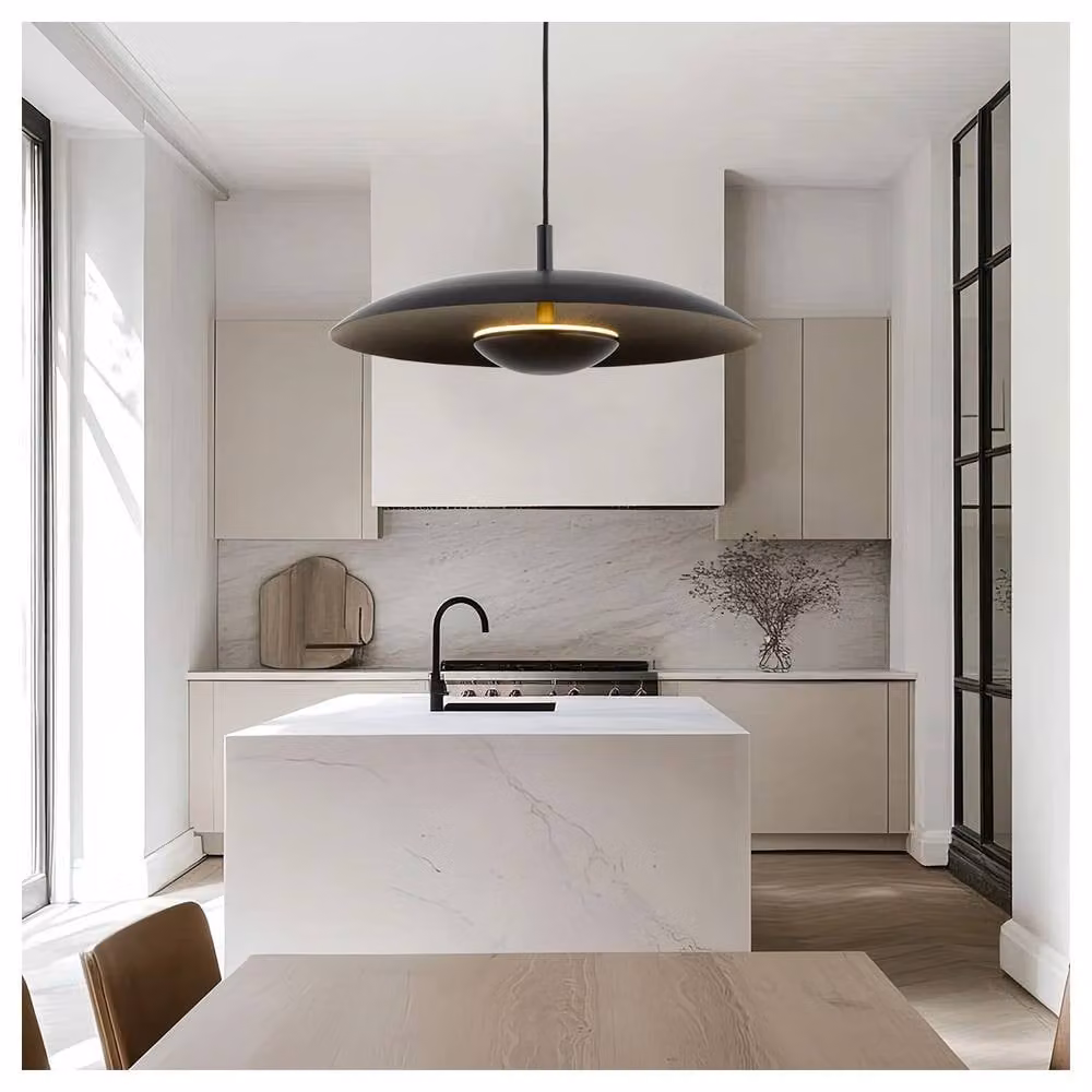 Netlighting Bolton LED Dome Pendant Ceiling Light, Black, 2170lm, 3000K – 2