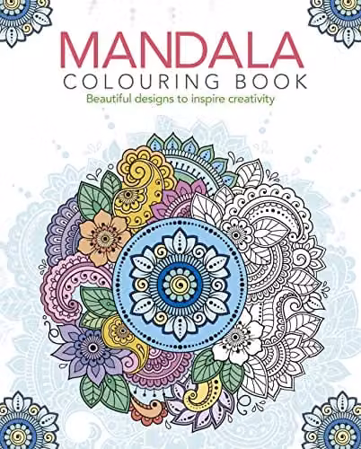 The Mandala Colouring Book by Arcturus Publishing Ltd with Beautiful Multicolour Designs for Adults