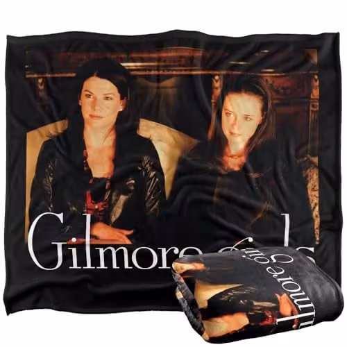 Warner Bros. Gilmore Girls Silky Touch Super Soft Fleece Throw Blanket, Multicolour, W: 152 cm, D: 127 cm