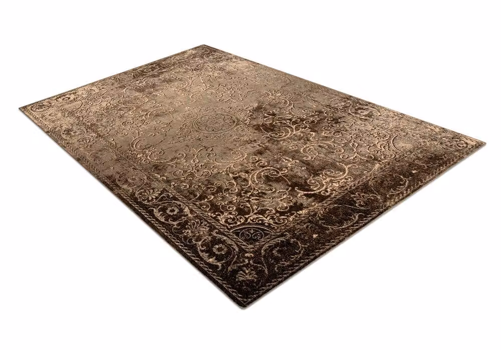 RugsX Wool Omega Oriental Vintage Rug in Brown, W: 200 cm, D: 300 cm – 2