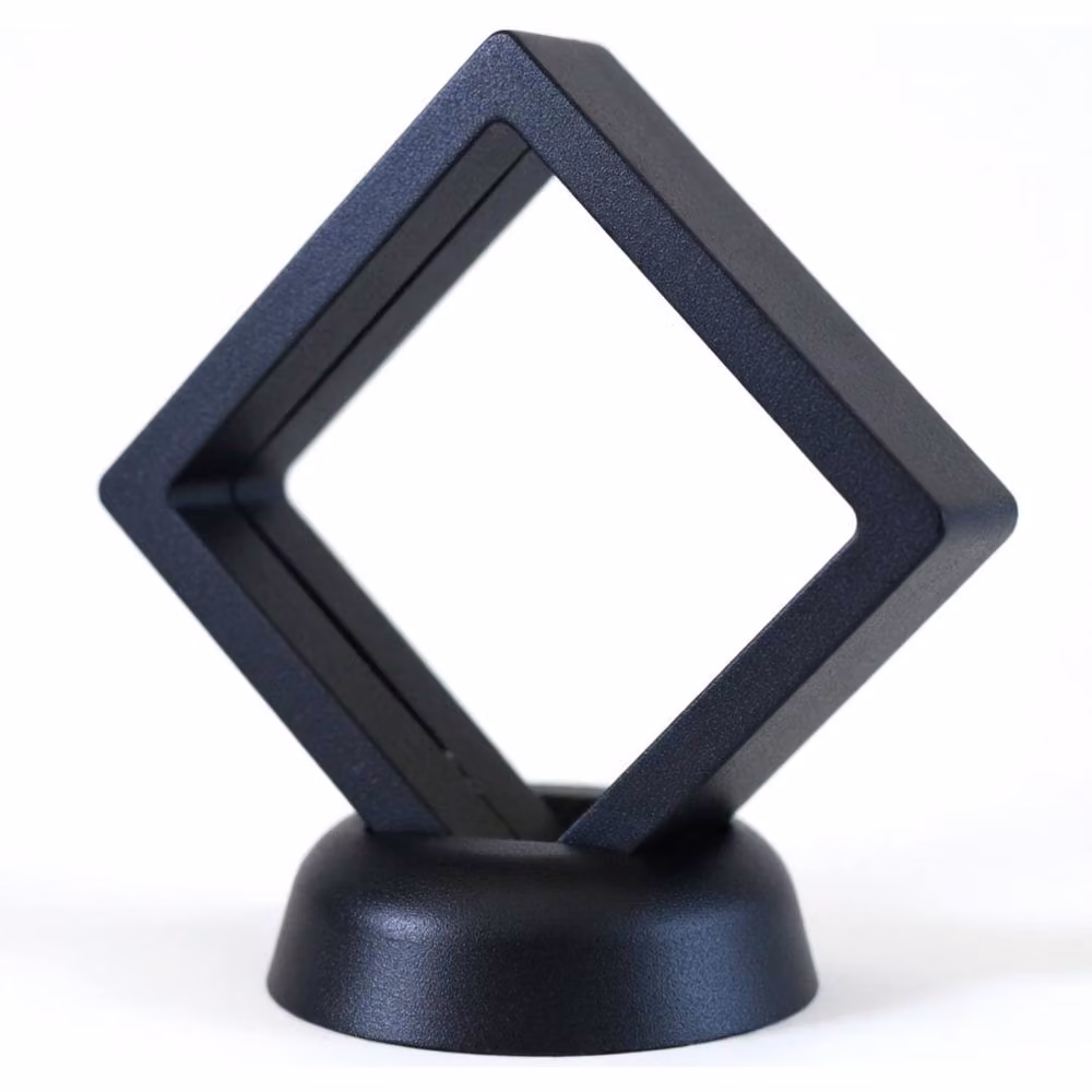KDMD Large 3D Floating Frame Display Stand Tabletop Holder in Black – 2