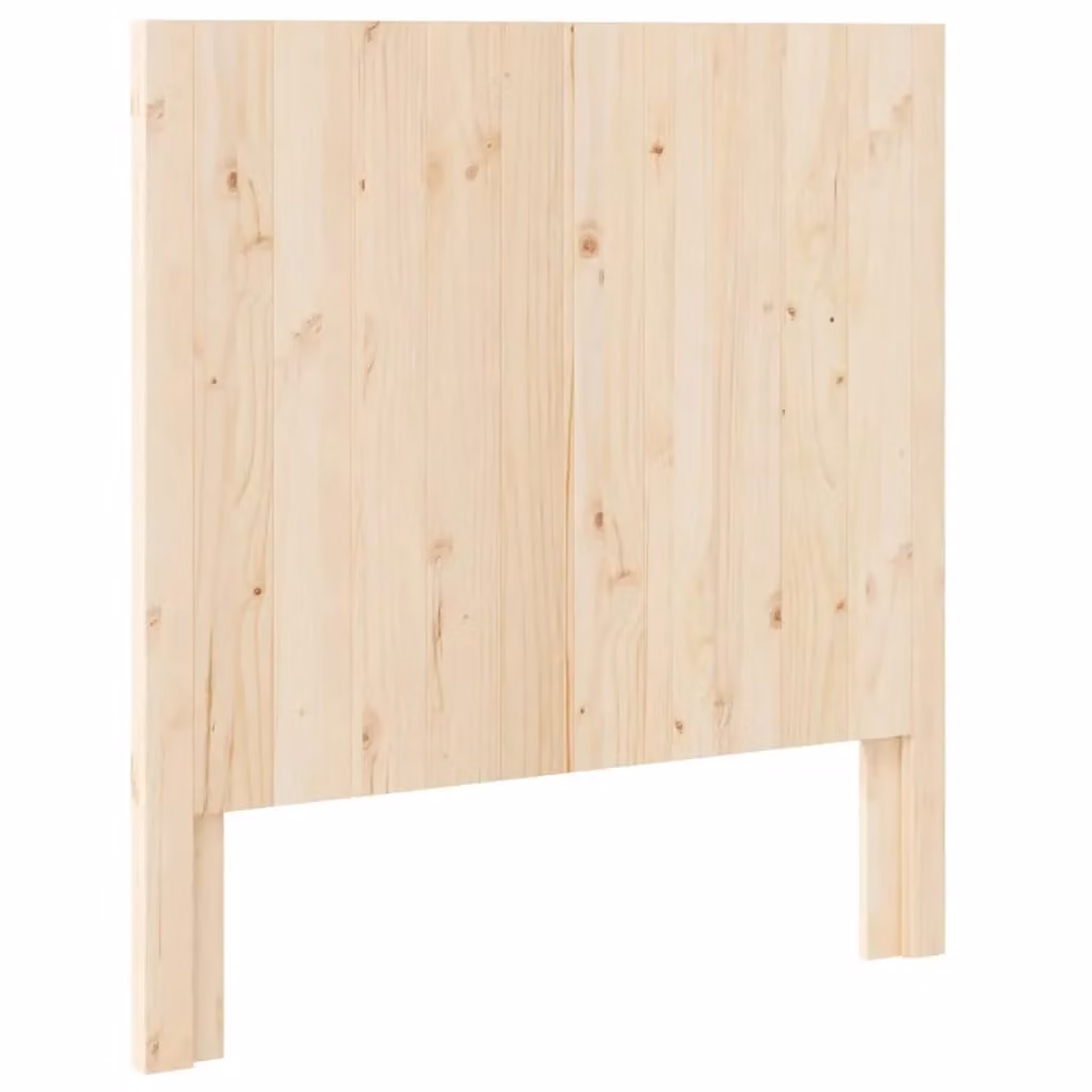 Berkfield Home Rustic Solid Wood Pine Headboard, Brown, W: 100 cm, H: 104 cm