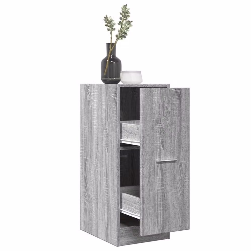 Berkfield Home Elegant Apothecary Cabinet in Grey Sonoma, W/D/H: 30 x 41 x 77.5 cm – 2