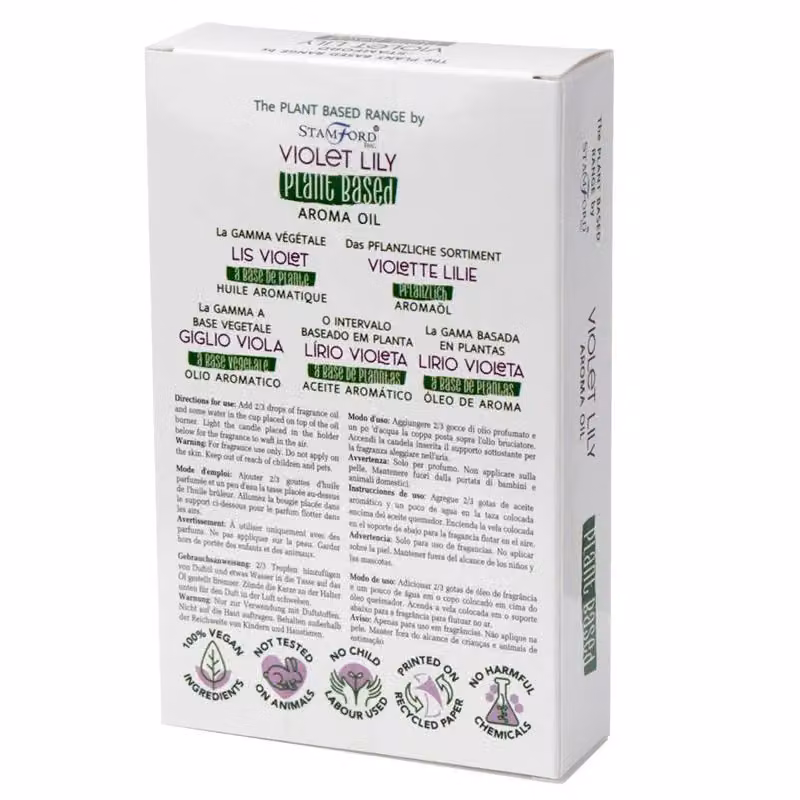 KDMD Violet Lilly Plant Based Aroma Oil in Blue – 2