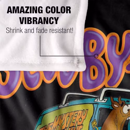 Warner Bros. Scooby Doo Scoob Fink Silky Touch Super Soft Fleece Throw Blanket, Multicolour, W: 152.4 cm, D: 127.0 cm – 3