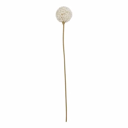 Hill Interiors White Allium Artificial Flower