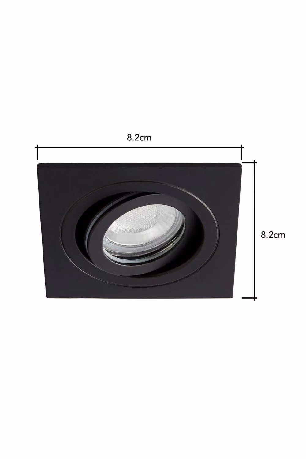 BHS Lighting Sym Square Adjustable Recessed Spot Light in Black – 4