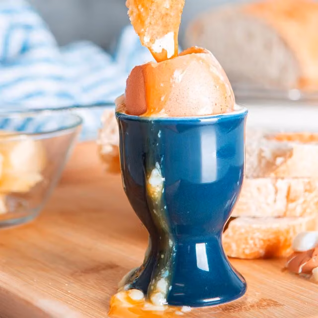 Argon Tableware Blue Ceramic Egg Cups, Set of 2