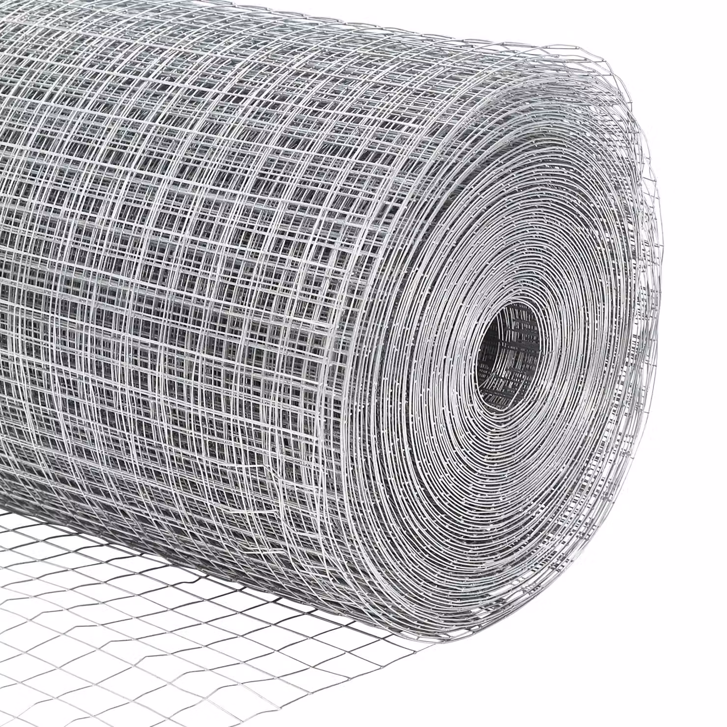 Berkfield Home Silver Galvanised Steel Welded Wire Fence with 13 Spike Posts, W: 0.4 m, L: 100 m – 3