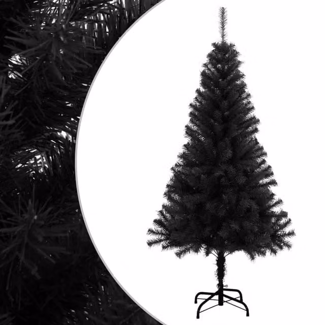 Berkfield Home Artificial Christmas Tree in Black, 150 cm – 1