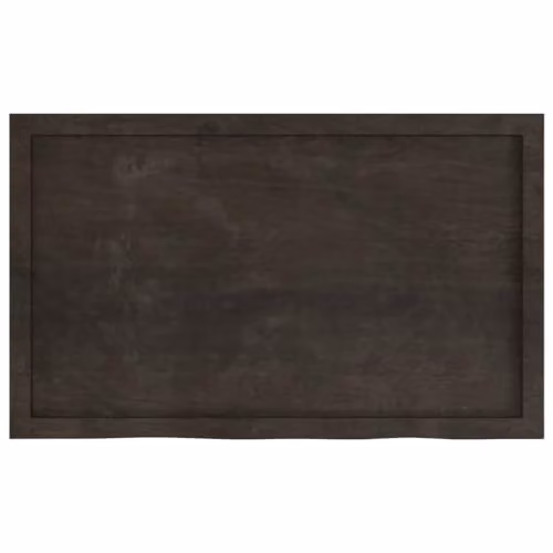 vidaXL Rustic Oak Wall Shelf, Brown and Grey, W: 100 cm, D: 60 cm, H: 30 cm – 3
