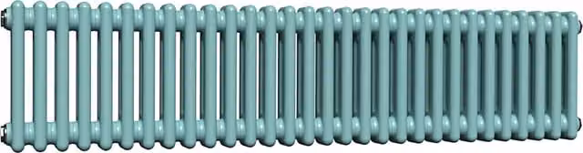 Lux Heat Horizontal Column Radiator in Caribbean Sea, 2 Column, W: 30.0 cm, H: 137.0 cm