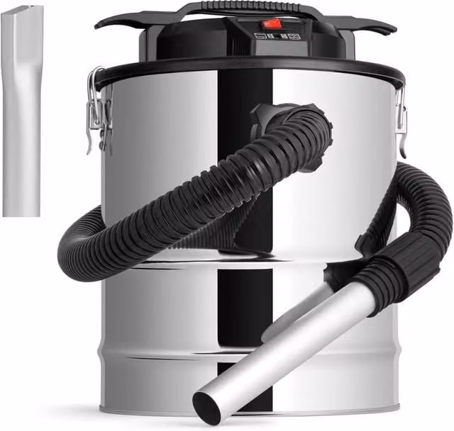 Kelvenix 15L Ash Vacuum Cleaner with 1000W Motor in Grey