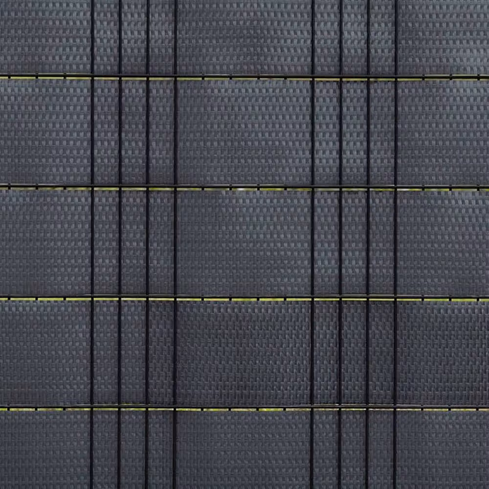 Berkfield Home Decorative Balcony Screens, 10 Pack, Anthracite Grey Poly Rattan, H 255 x W 19 cm – 6
