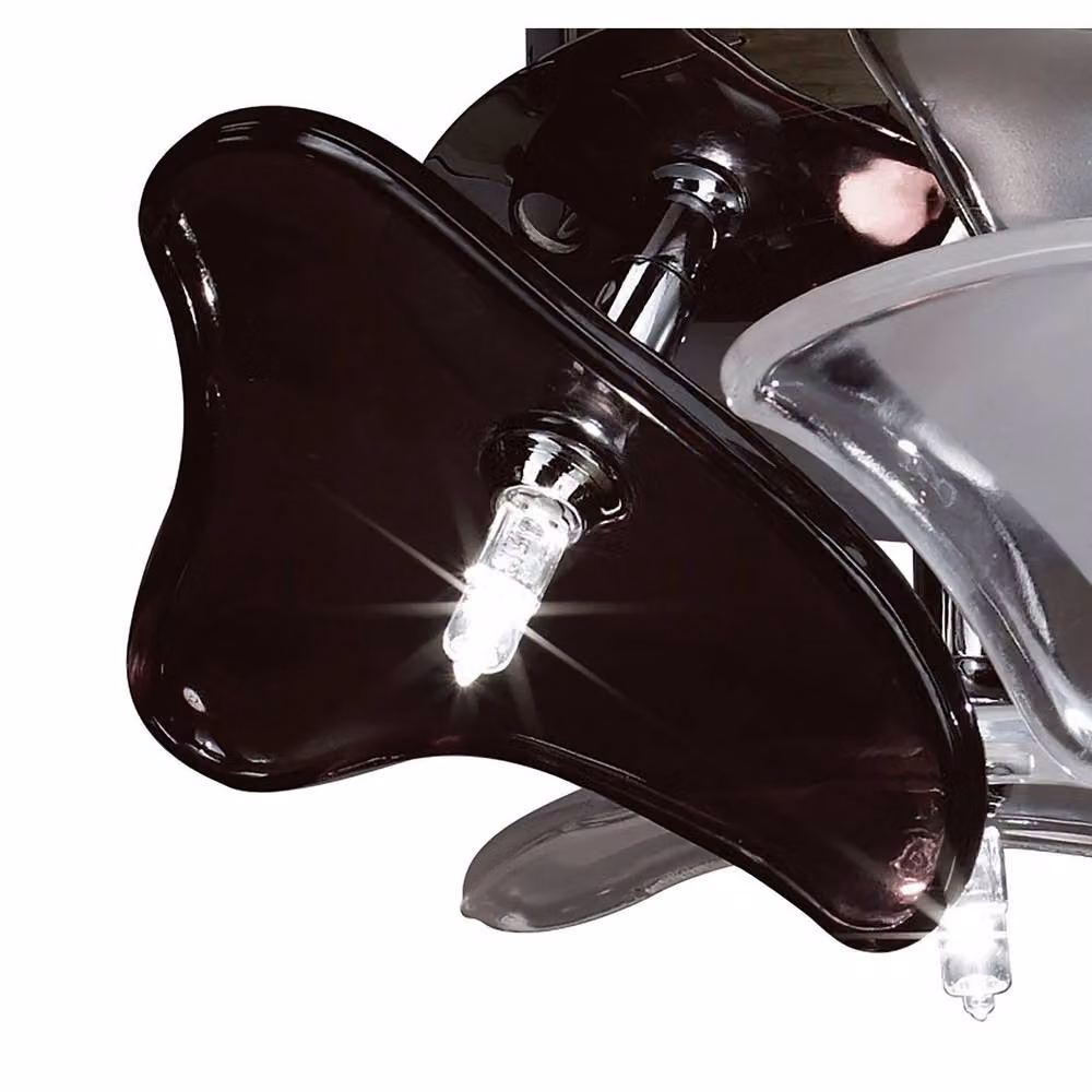 Netlighting Otto 3-Light Ceiling and Wall Lamp in Chrome and Black with Transparent Glass – 4