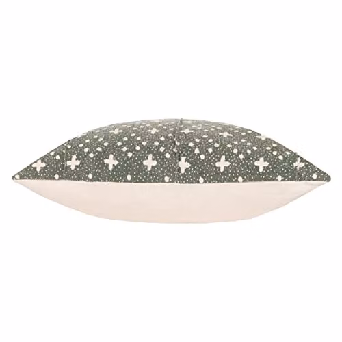 Riva Home Square Green Cotton and Polyester Filled Cushion, 50 x 50 cm – 2