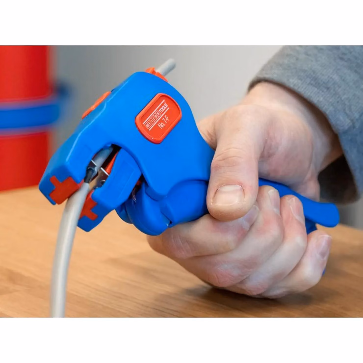 Weicon Flat Cable Stripper No. 7-f Side Cutter in Blue and Multicolour – 4