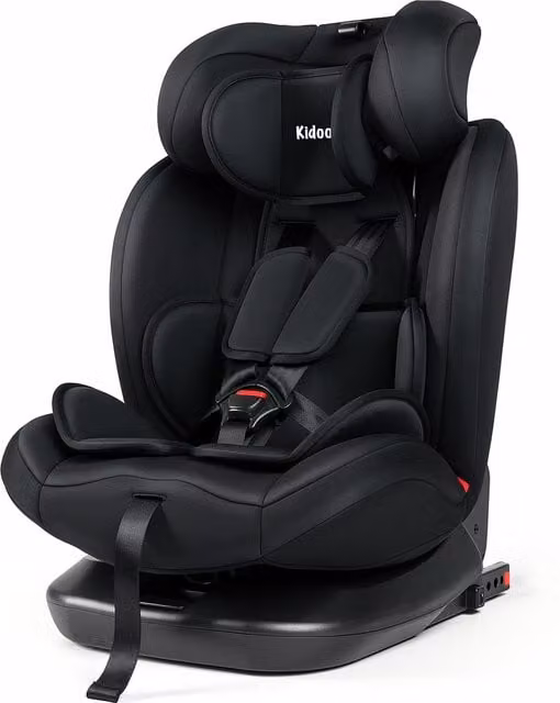 Kidoola 360 Degree Rotating Isofix Baby Car Seat in Black