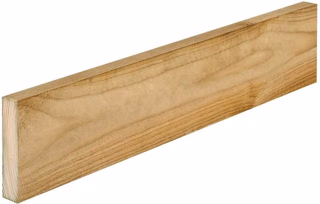 Snowdon Timber Products Ltd Rough Sawn Treated Timber, Pack of 8, Natural, W: 7.5 cm, L: 1.8 m, Thickness: 22 mm