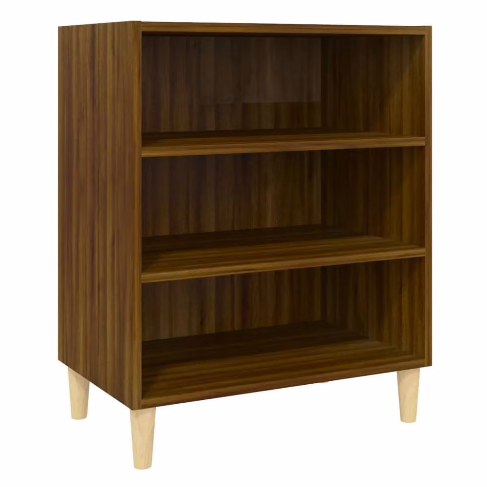 Berkfield Home Mid-Century Brown Oak Sideboard, W/D/H: 57 x 35 x 70 cm – 3