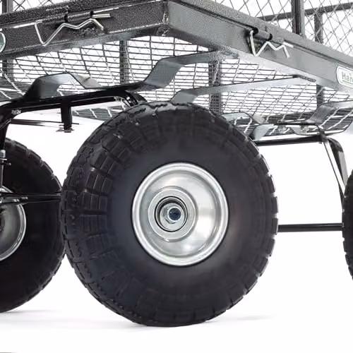 The Handy THGT Steel Garden Trolley with 200kg Capacity and Puncture Proof Wheels – 2