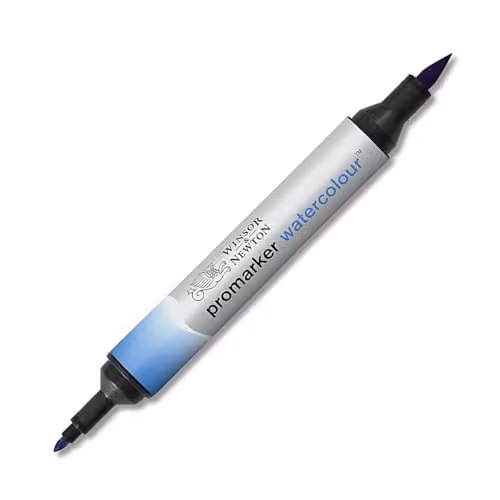 Winsor & Newton Water Colour Marker in Blue with Brush Tip