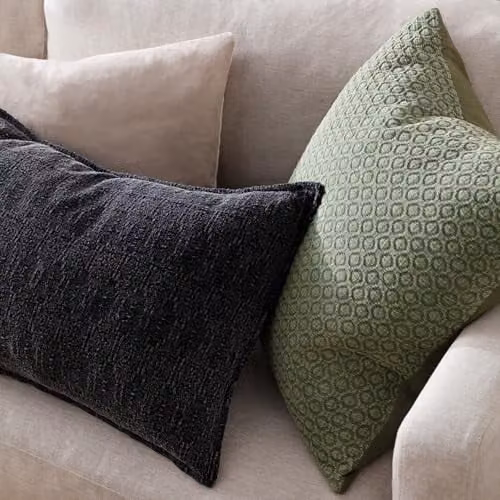 Yard Ramas Black Cotton Jacquard Rectangular Cushion W/D/H: 40 x 40 x 40 cm – 4