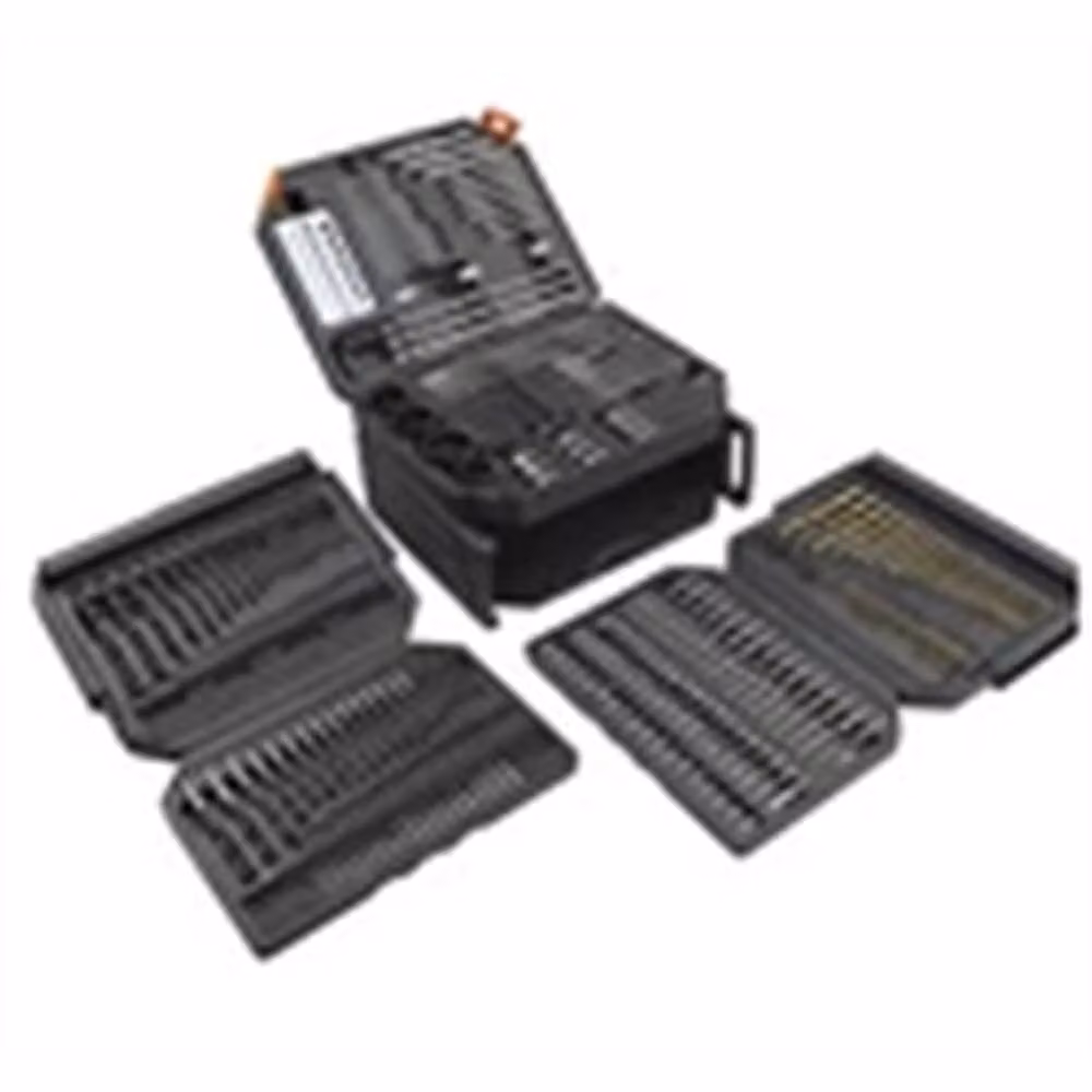 Nordara 300pc HSS Drill Bit and Screwdriver Bit Set in Silver and Black, W: 1000 mm, H: 400 mm, D: 400 mm – 2
