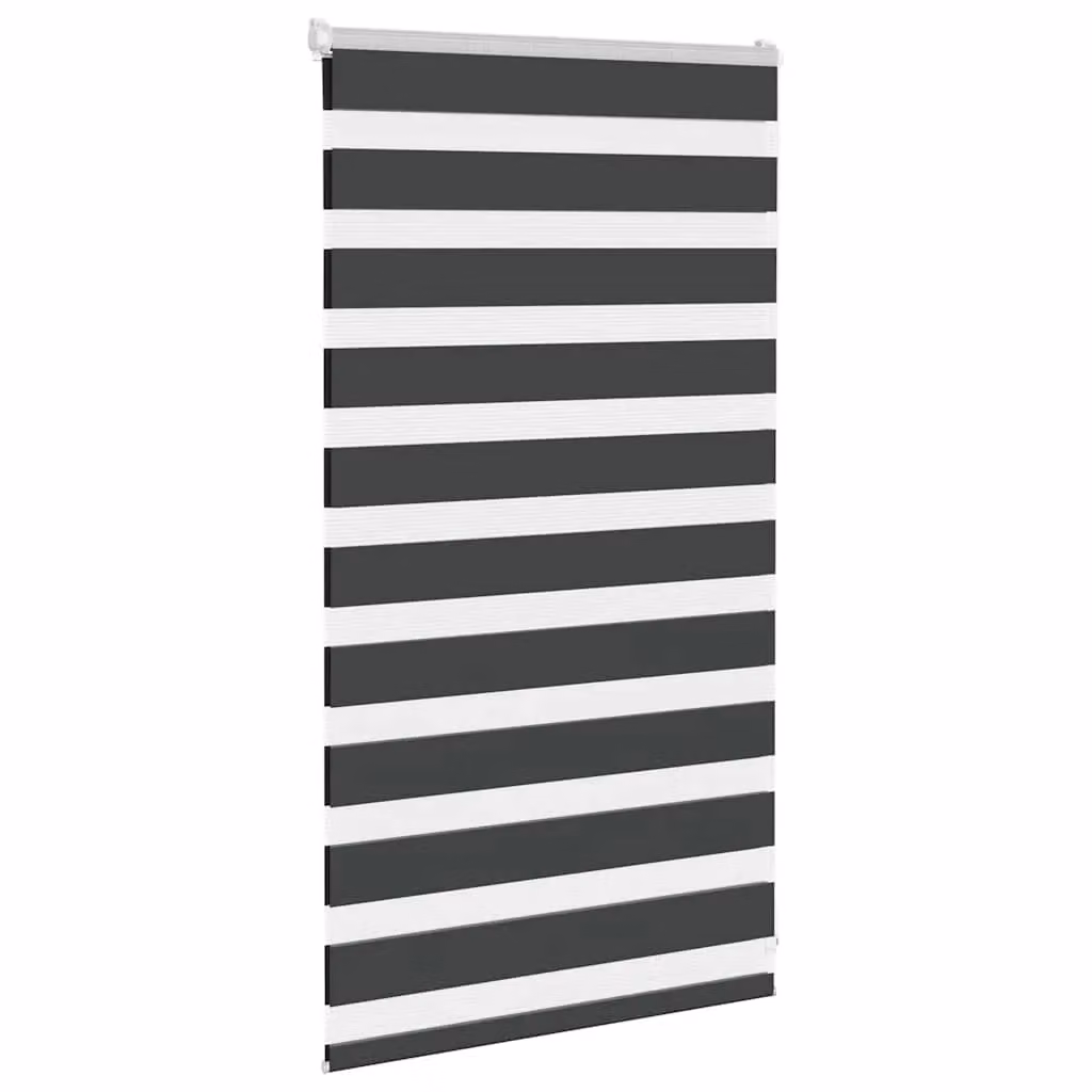 Berkfield Home Black Zebra Blind with Animal Pattern, W: 85 cm, H: 100 cm – 3