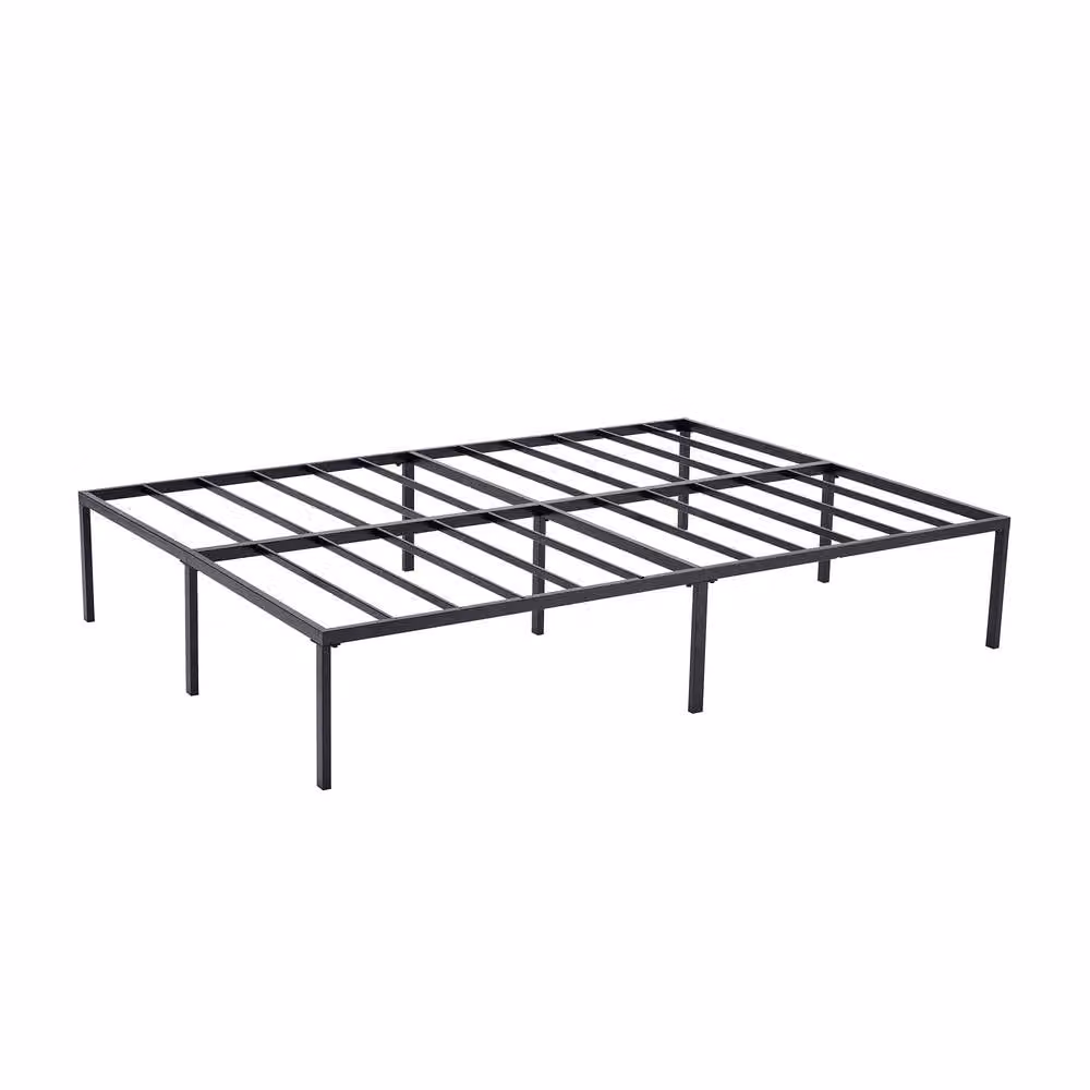 MCC Direct Florence Metal Bed Frame and Mattress Base, Black, W/D/H: 90 x 200 cm – 2