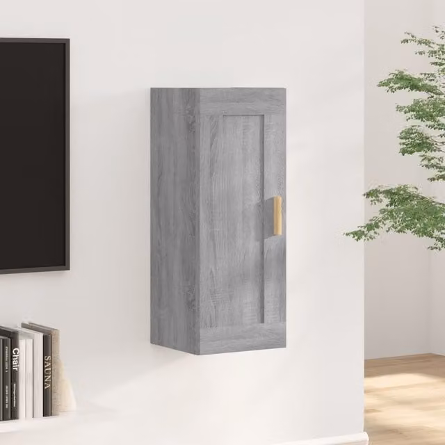 Berkfield Home Grey Sonoma Wall Cabinet W/D/H: 35 x 34 x 90 cm – 1