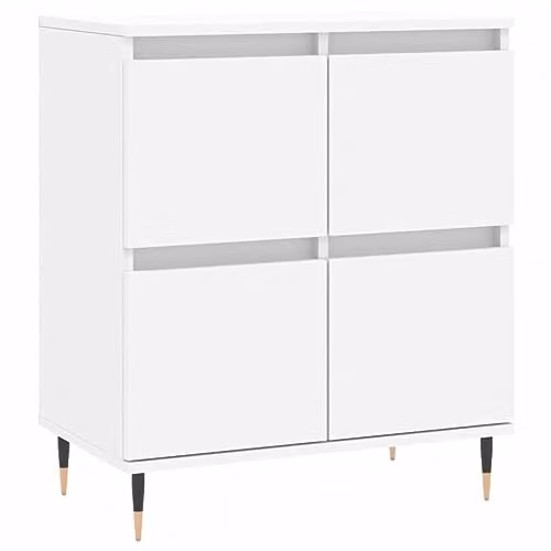 vidaXL Modern White Sideboard in Engineered Wood W/D/H: 60 x 35 x 70 cm – 1