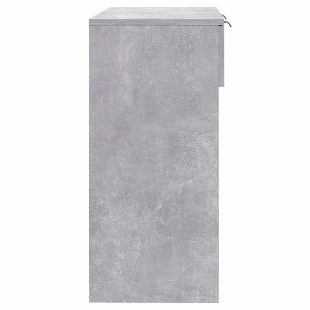 Berkfield Home Concrete Grey Console Table, W/D/H: 90 x 36 x 75 cm – 3