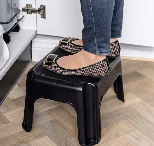 Addis Step Stool, Black, W/D/H: 40 x 32.5 x 24 cm – 3