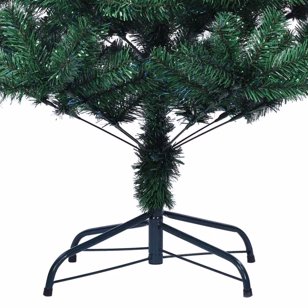Berkfield Home Beautiful Artificial Green Christmas Tree with Iridescent Tips, Height: 180 cm – 5