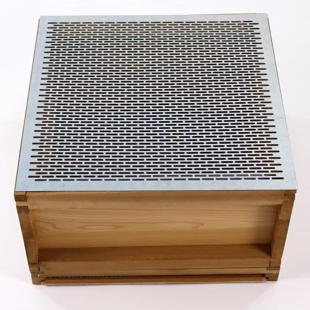 Actiasbee Galvanised Steel Metal Queen Excluder for National Bee Hive in Silver