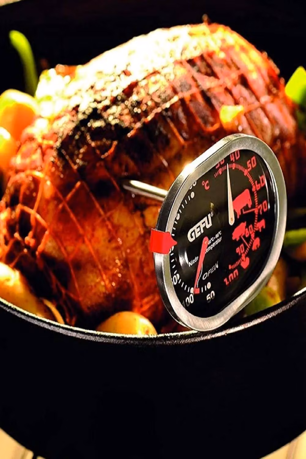 Gefu MESSIMO Dual Temperature Cooking Thermometer in Silver – 3