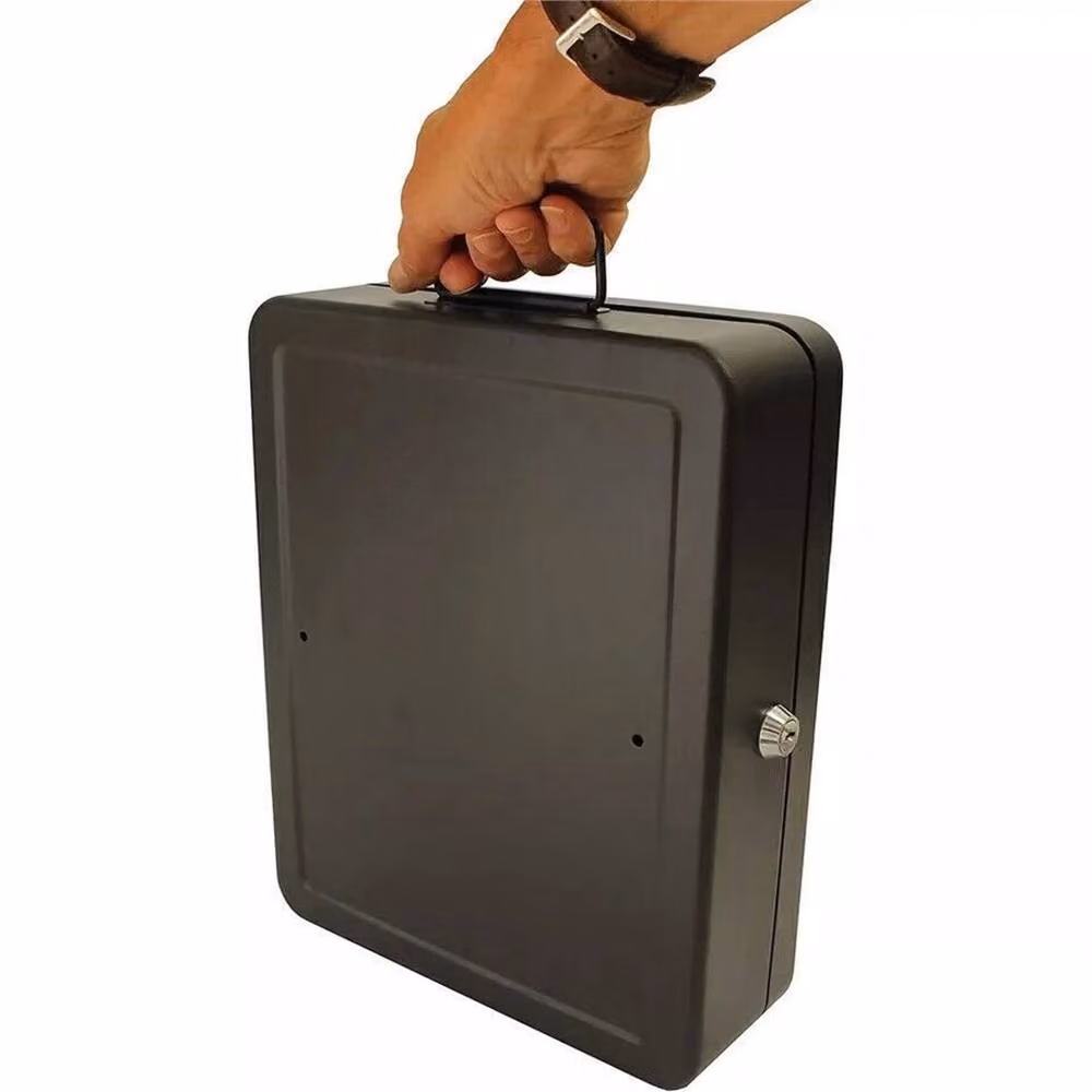 Nordara Black Steel Security Lock Box W: 50 cm, D: 50 cm, H: 50 cm – 4