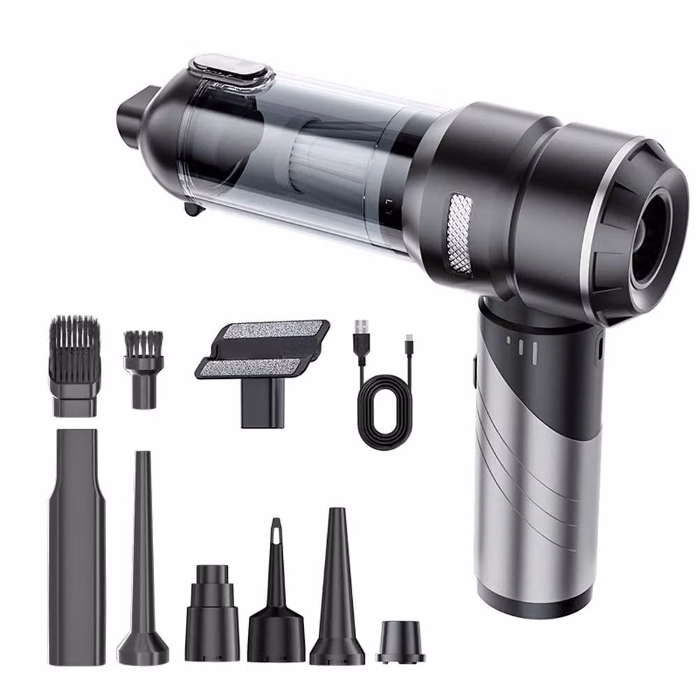 Ventryn Handheld Cordless Car Vacuum Cleaner in Black with 22000PA Suction and 3 Speed Settings – 3
